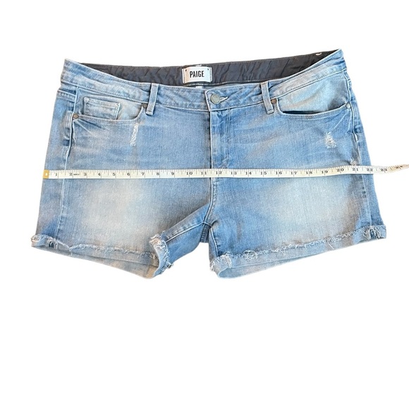 PAIGE WOMENS jimmy jimmy SHORT SEAM RAW CUFF SIZE 32 - Picture 4 of 9